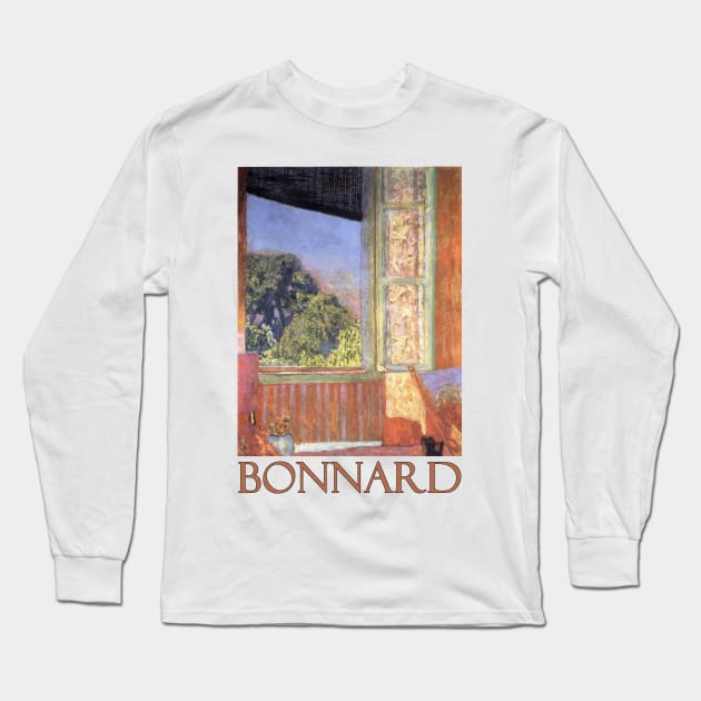 The Open Window by Pierre Bonnard Long Sleeve T-Shirt by Naves